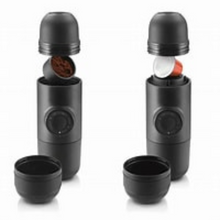 Cargar imagen en el visor de la galería, Cafetera Portatil,Mini Cafetera de Café Molido o Capsulas Portátil, Máquina de Café Espresso Cafetera Manual,para Acampar Senderismo
