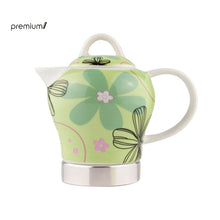 Cargar imagen en el visor de la galería, Cafetera Italiana o Moka nuevo diseño de cerámica estufa sostenible 3/6 tazas
